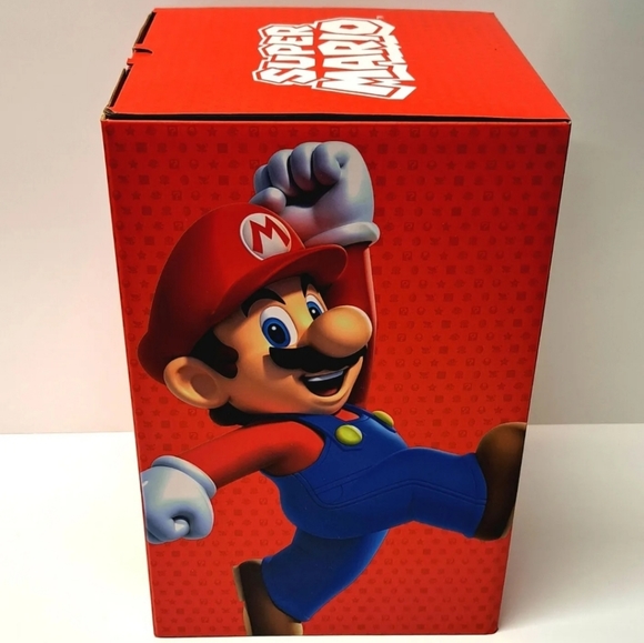 Super Mario Bros Icon Lamp Question Block with Mario Desk Lamp Night Light 3 - Picture 3 of 5
